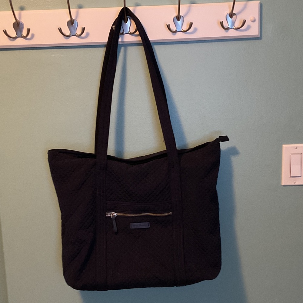 Vera Bradley Navy Blue Quilted Tote Bag